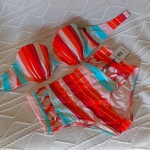 Shade and shore two piece swim suit